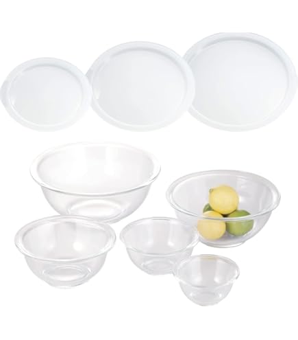 Amazon | Pyrex (パイレックス) 3個セット ガラスミキシングボウル